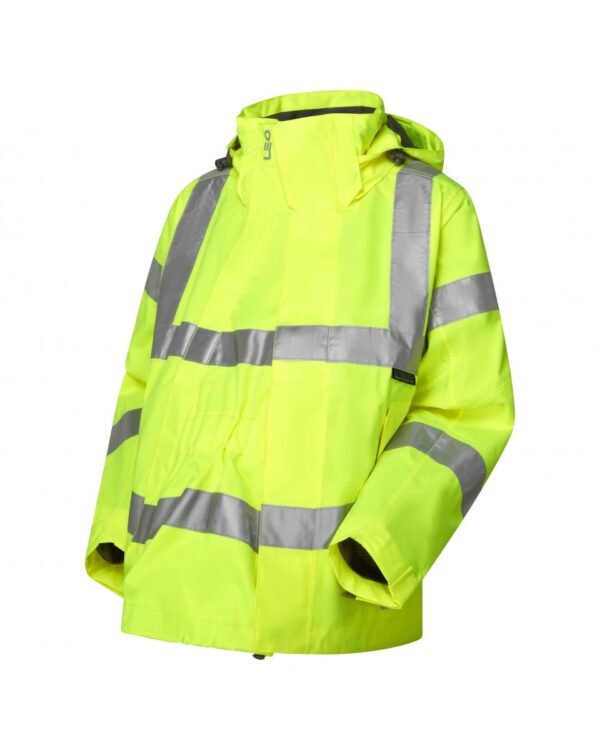 ISO 20471 Class 3* Women's Breathable Jacket Orange with Expander