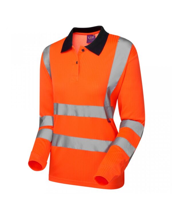 HighViz Comfort Women's Sleeved Polo Shirt