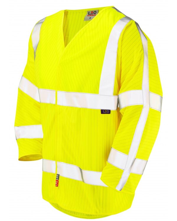ISO 20471 Class 3 LFS Anti-Static 3/4 Sleeve Waistcoat Orange