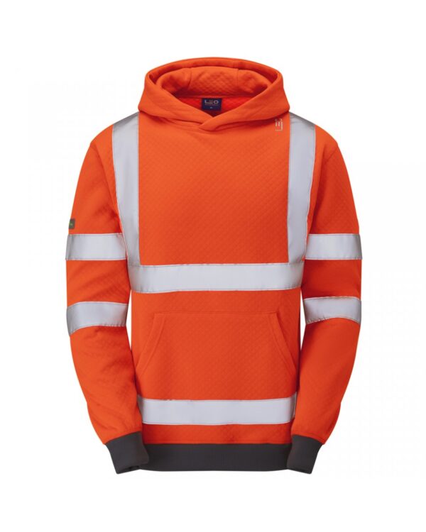Ethical High Viz Hooded Sweatshirt