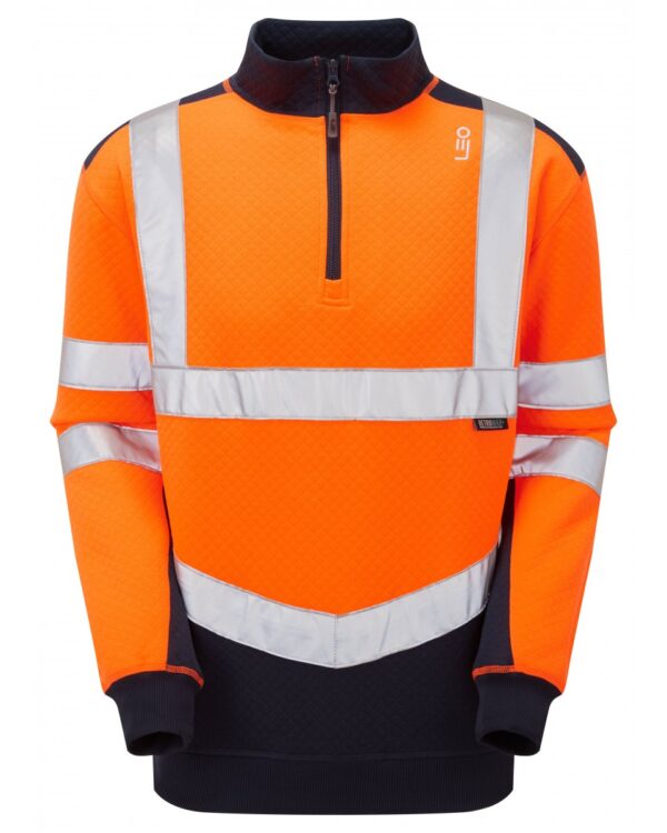 Dual Colour 1/4 Zip Sweatshirt