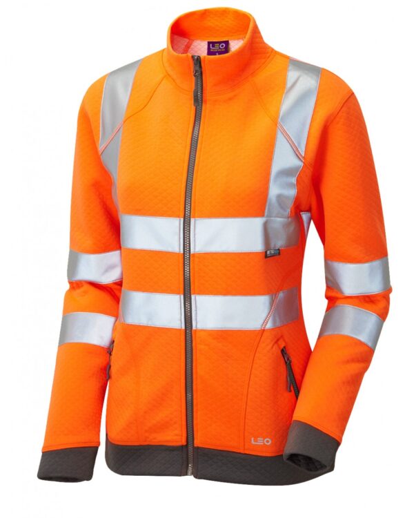 Ethical HighViz Women's Zipped Sweatshirt