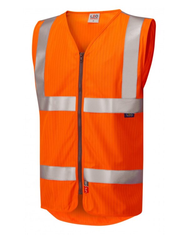 LFS/AS Zip Waistcoat (EN 14116 & EN 1149)