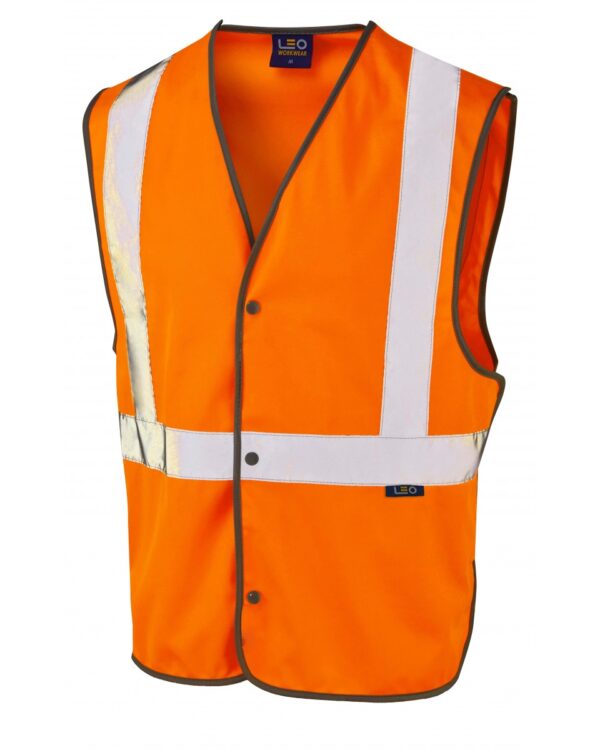 Ethical HighViz Rail Stud Waistcoat